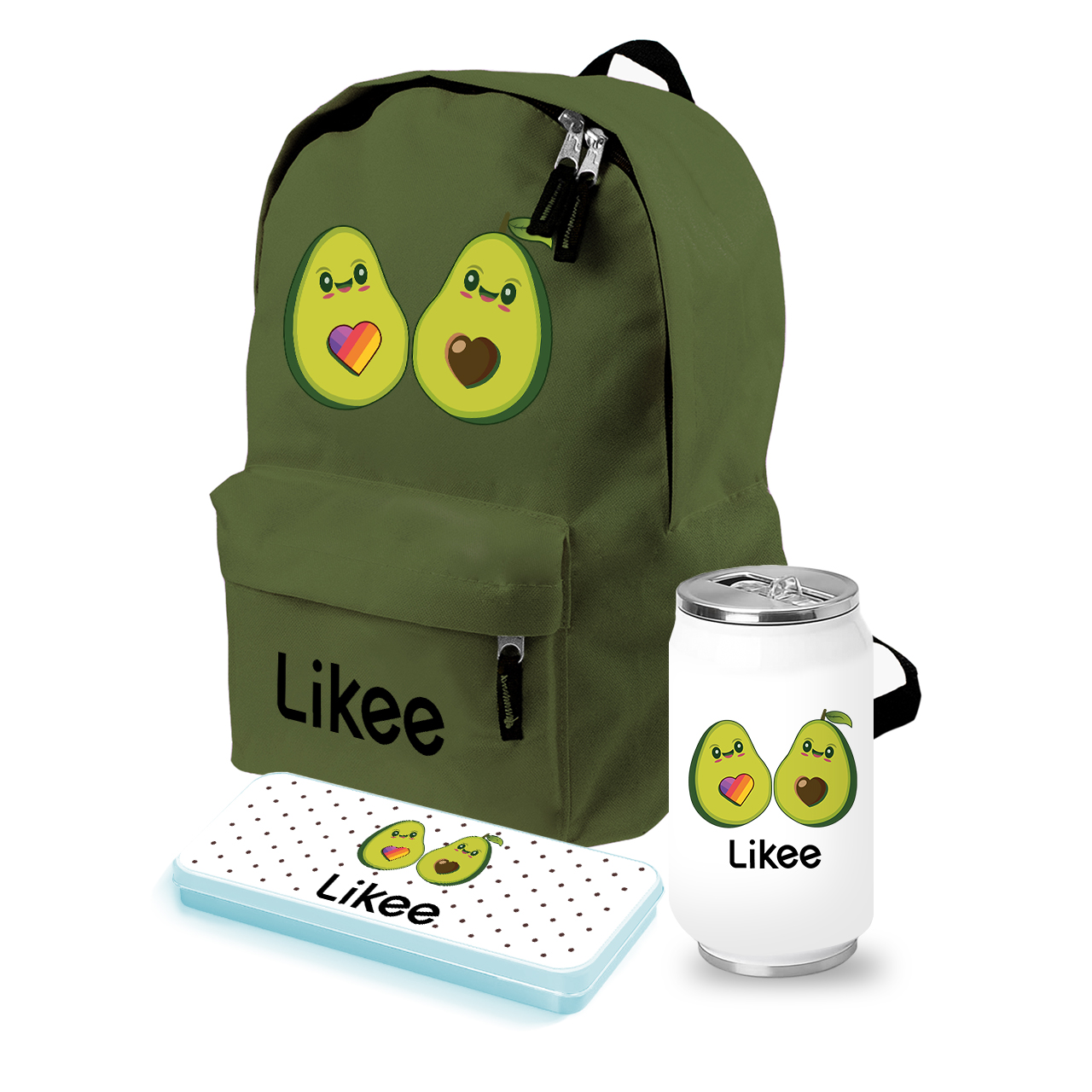 

Набор школьника Лайк Авокадо (Likee Avocado) (35506-1031-11) Хаки