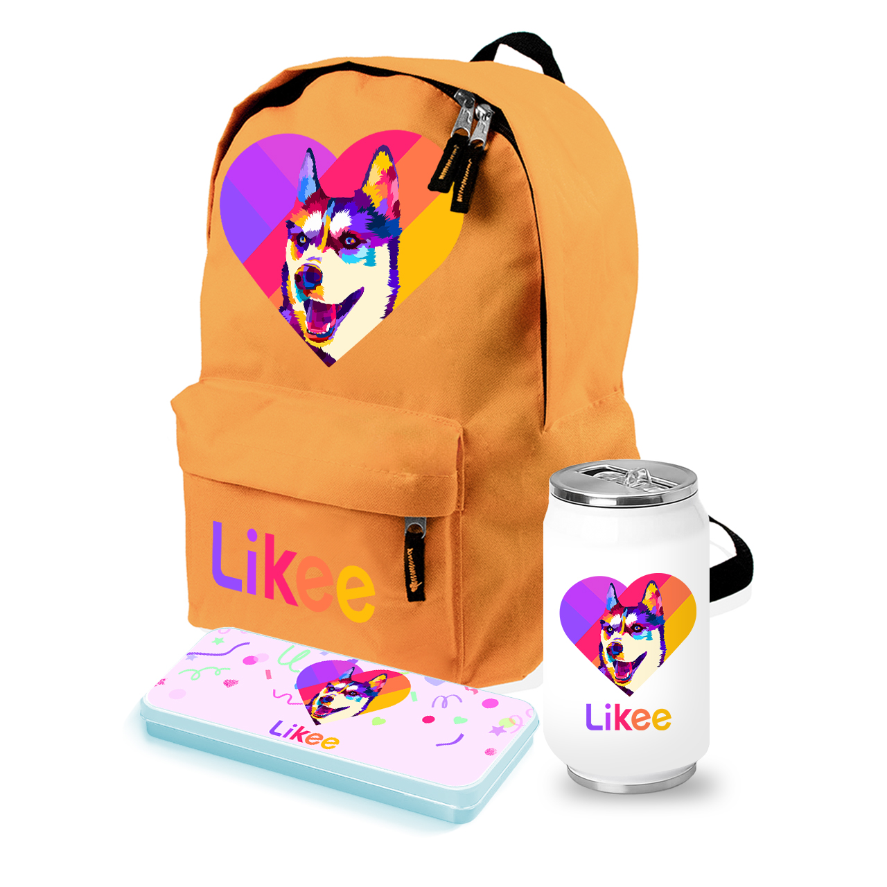 

Набор школьника Лайк Лайка (Likee Laika) (35506-1598-1) Оранжевый