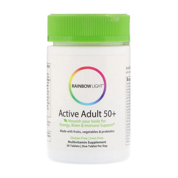 

Комплекс витаминов Rainbow Light Active Adult 50+ 30 таблеток (599190)