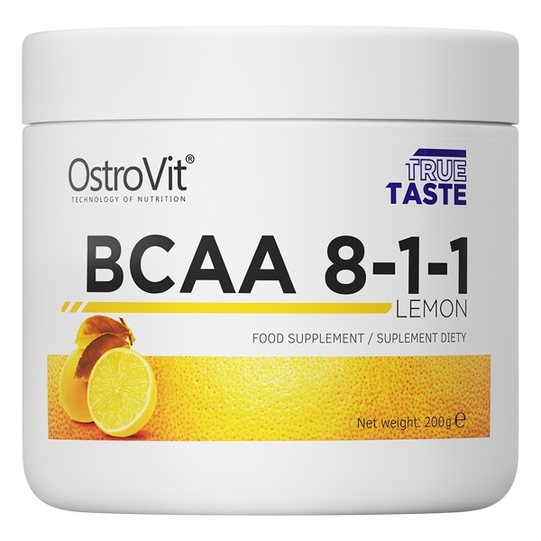 

БЦАА OstroVit BCAA 8-1-1 200 грамм Лимон (413110)