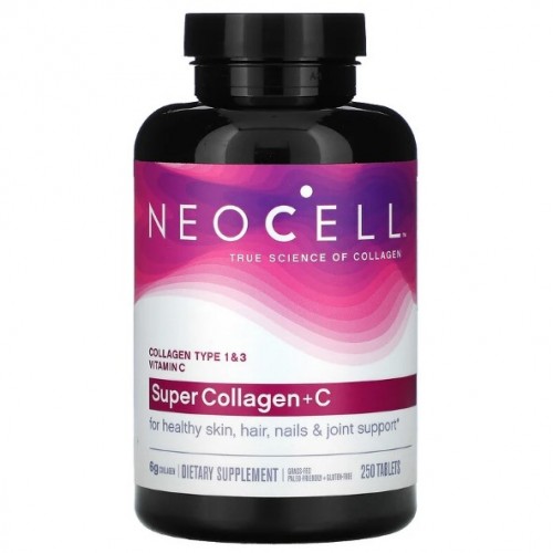 

Супер Коллаген NeoCell Super Collagen + C - 250 таблеток (599167)