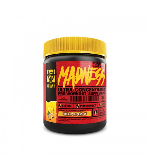 

Предтренировочный комплекс Mutant Madness 275 грамм Ананас (88025)
