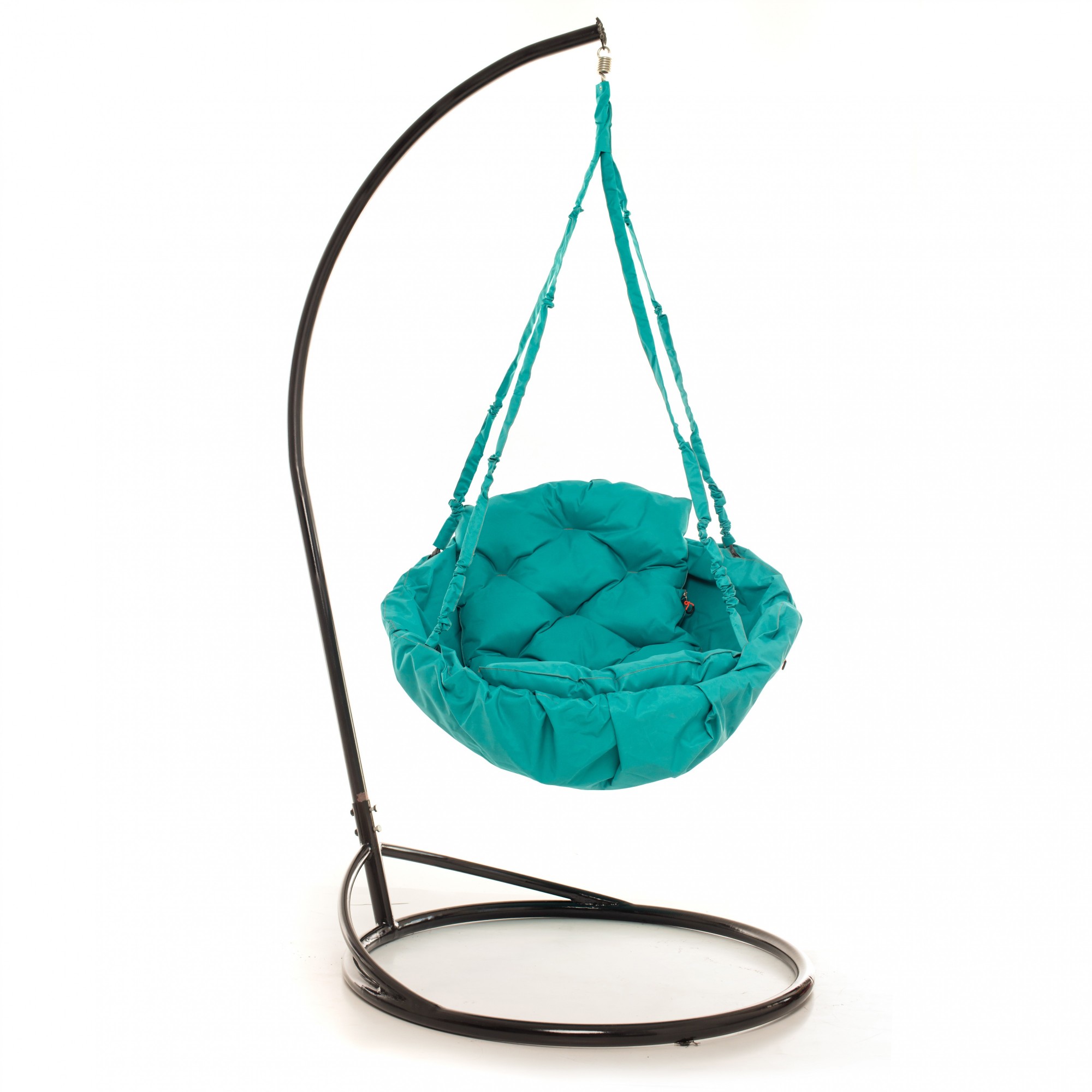 

Кресло-качеля Reswing Lounge ligth+ 120 кг. с подставкой 220 см Бирюза