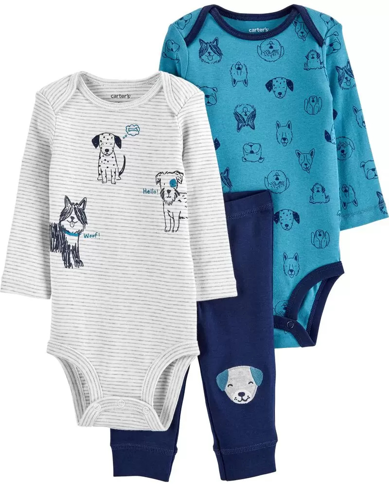 

Комплект тройка для мальчика 7121 Carters 62 3 мес Синий 51831