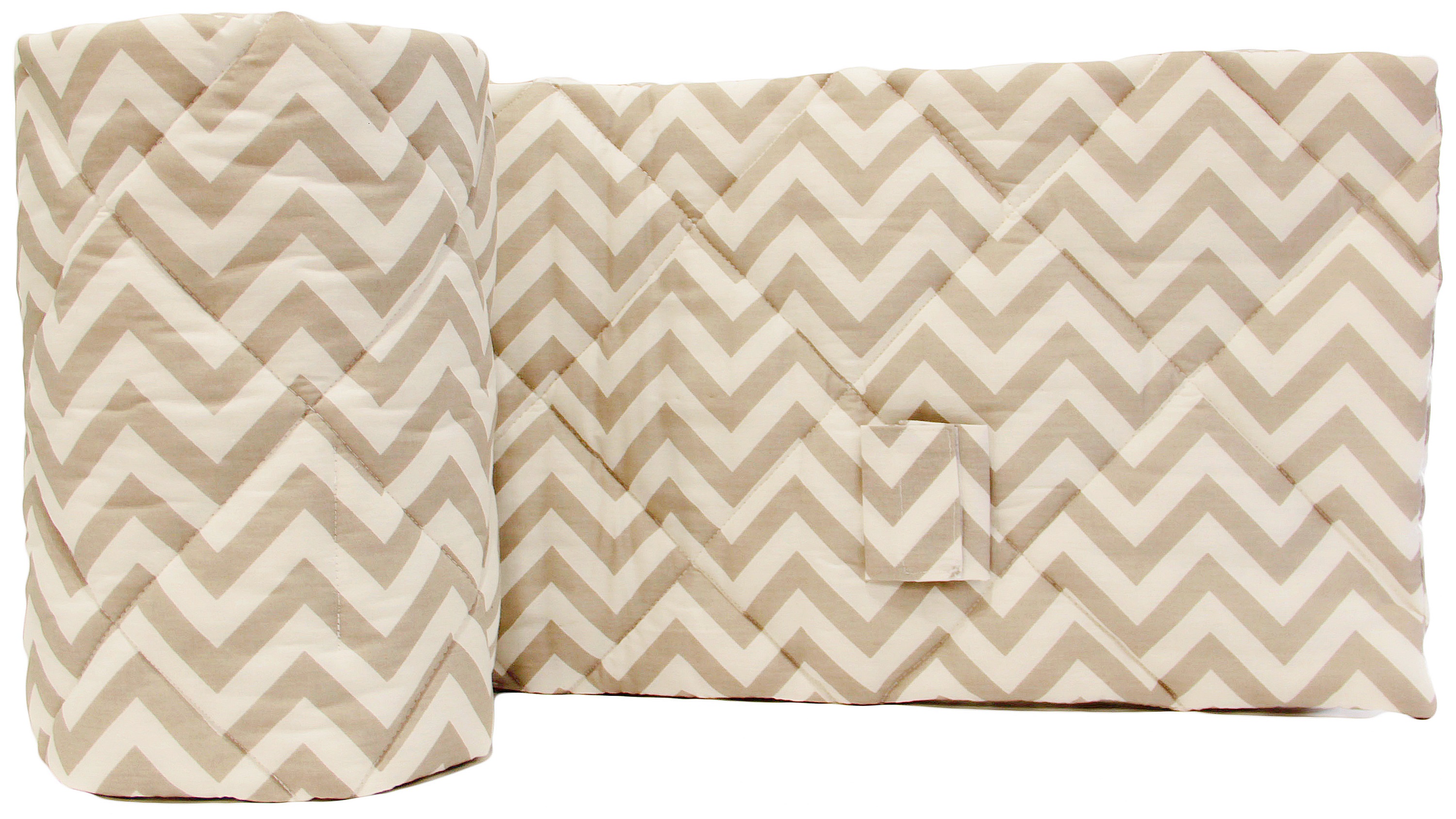 

Бортики в детскую кроватку Lamon Beige Chevron 105х30 2 шт