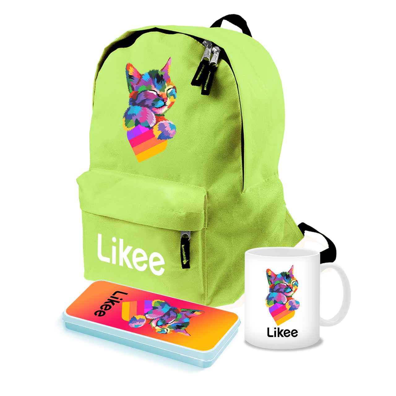 

Набор школьника Лайк Кот (Likee Cat) (35505-1040-6) Салатовый