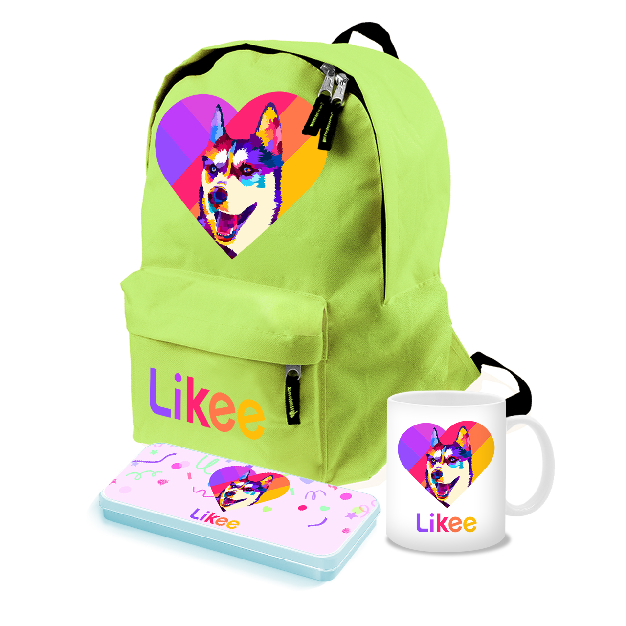 

Набор школьника Лайк Лайка (Likee Laika) (35505-1598-6) Салатовый
