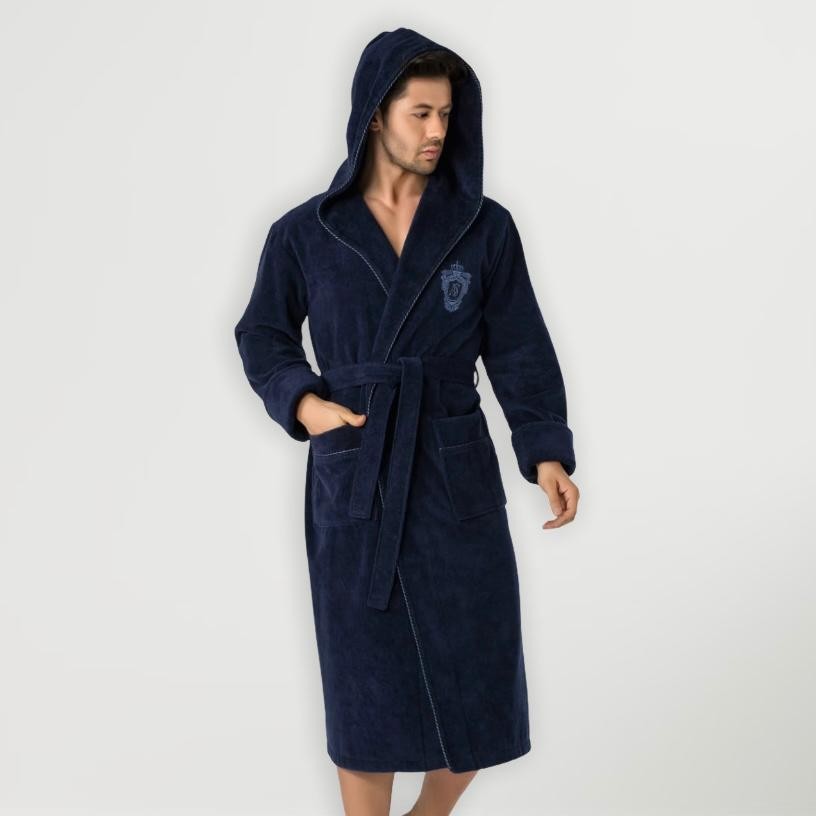 

Халат мужской Nusa 2970 темно - синий L/XL