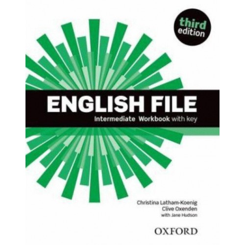 

English File 3rd Edition Intermediate: Workbook with Key (9780194519847)