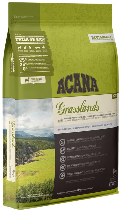 

Сухой корм ACANA Grasslands Cat для кошек и котят всех пород 340 г (a64234) (64992642341)