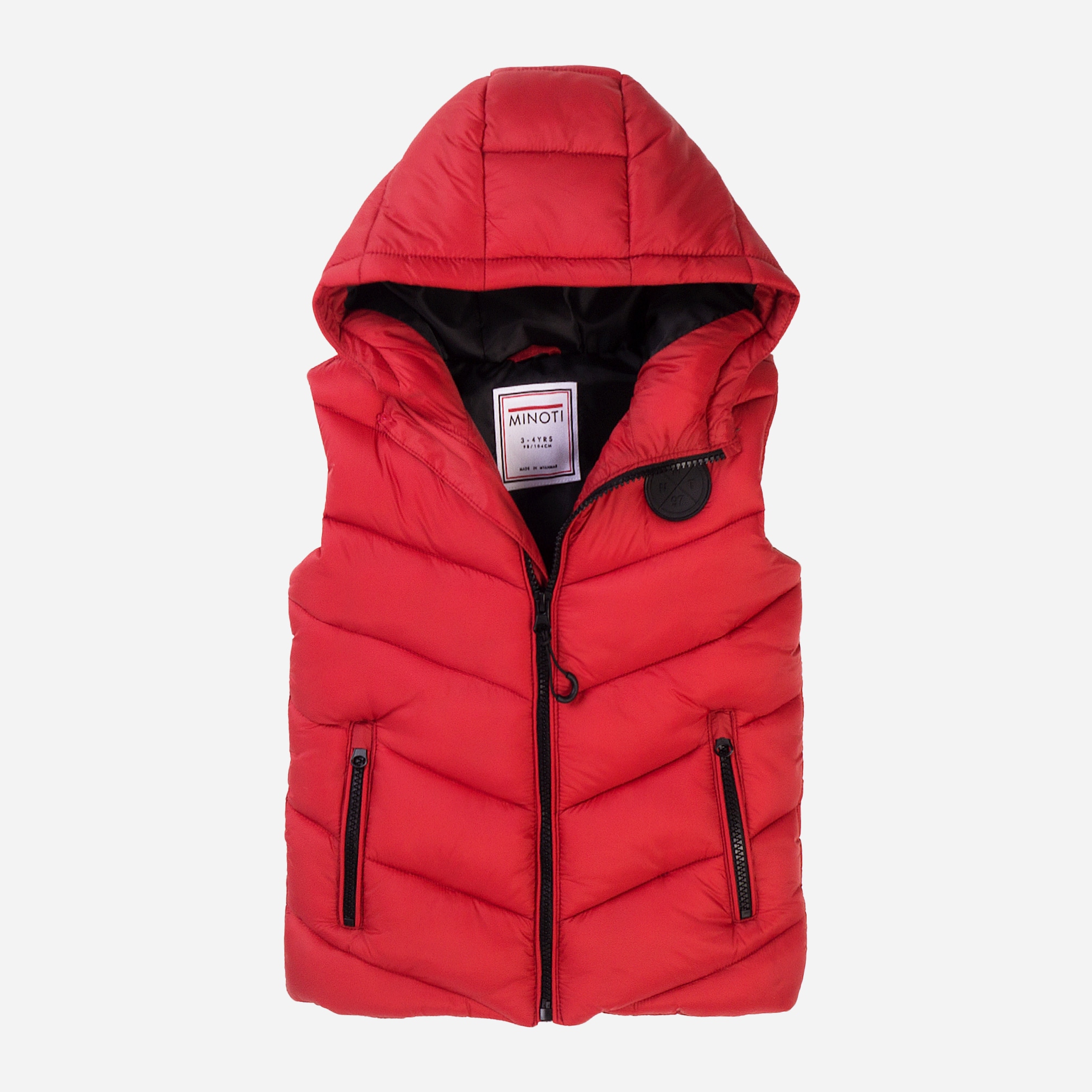 

Жилет Minoti 7BGILET 1 34577JNR 122-128 см Красный