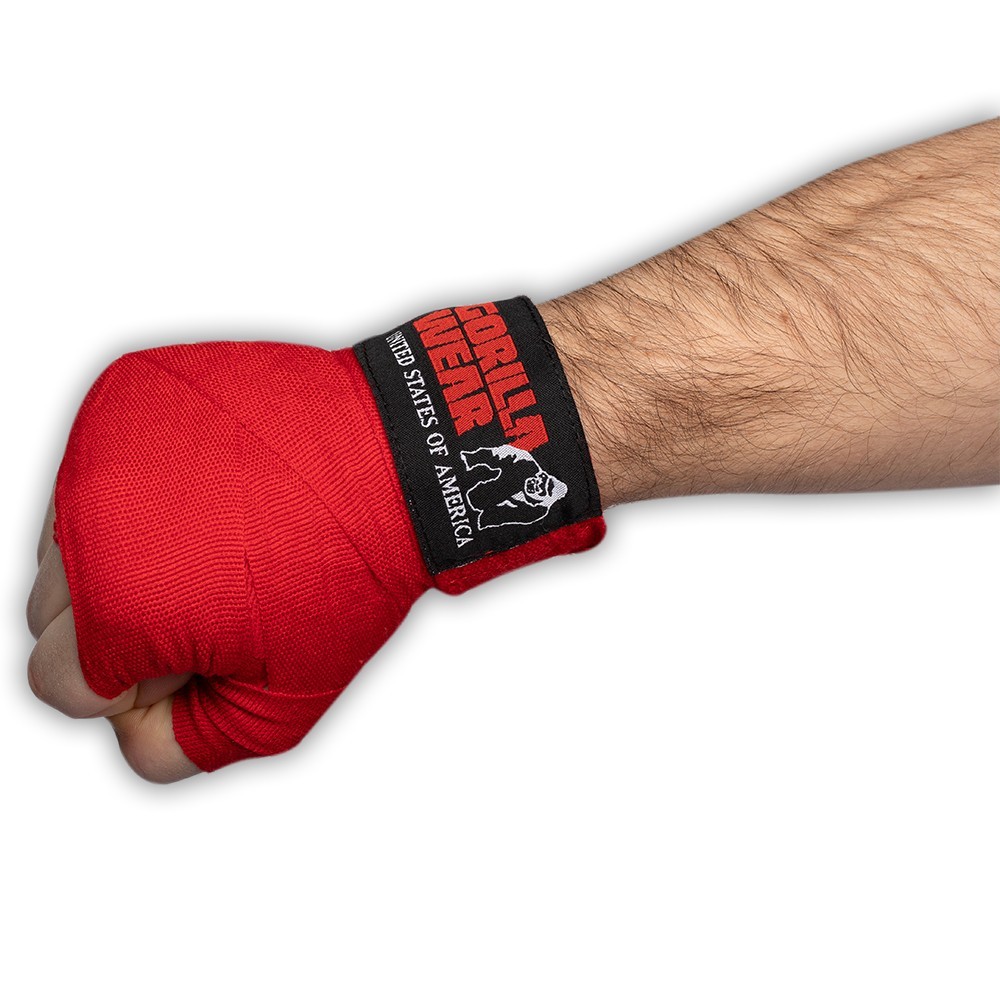 

Бинты боксерские Gorilla Wear Boxing Hand Wraps Красные (9990850040)