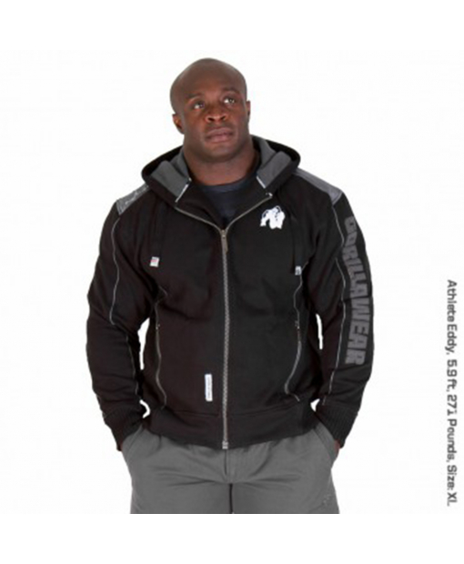 

Кофта Gorilla Wear 82 JACKET  Черная, Кофта Gorilla Wear 82 JACKET S Черная