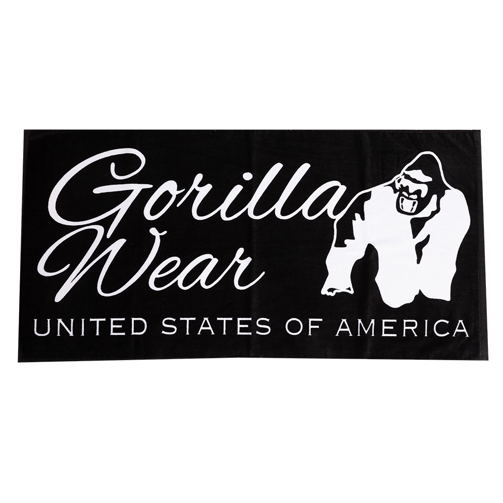 

Спортивное полотенце Gorilla Wear Classic Gym Towel 50x100см Бело-черное