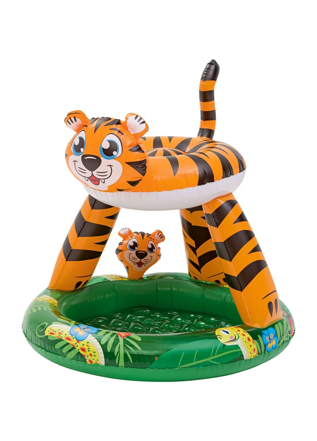 

Детский надувной игровой бассейн с крышей Playtive разноцветный LI-550369