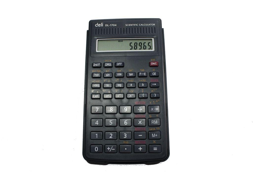 

Deli Калькулятор инженерный 12 разряд 143х78х13, 56 фукций, 1704Е