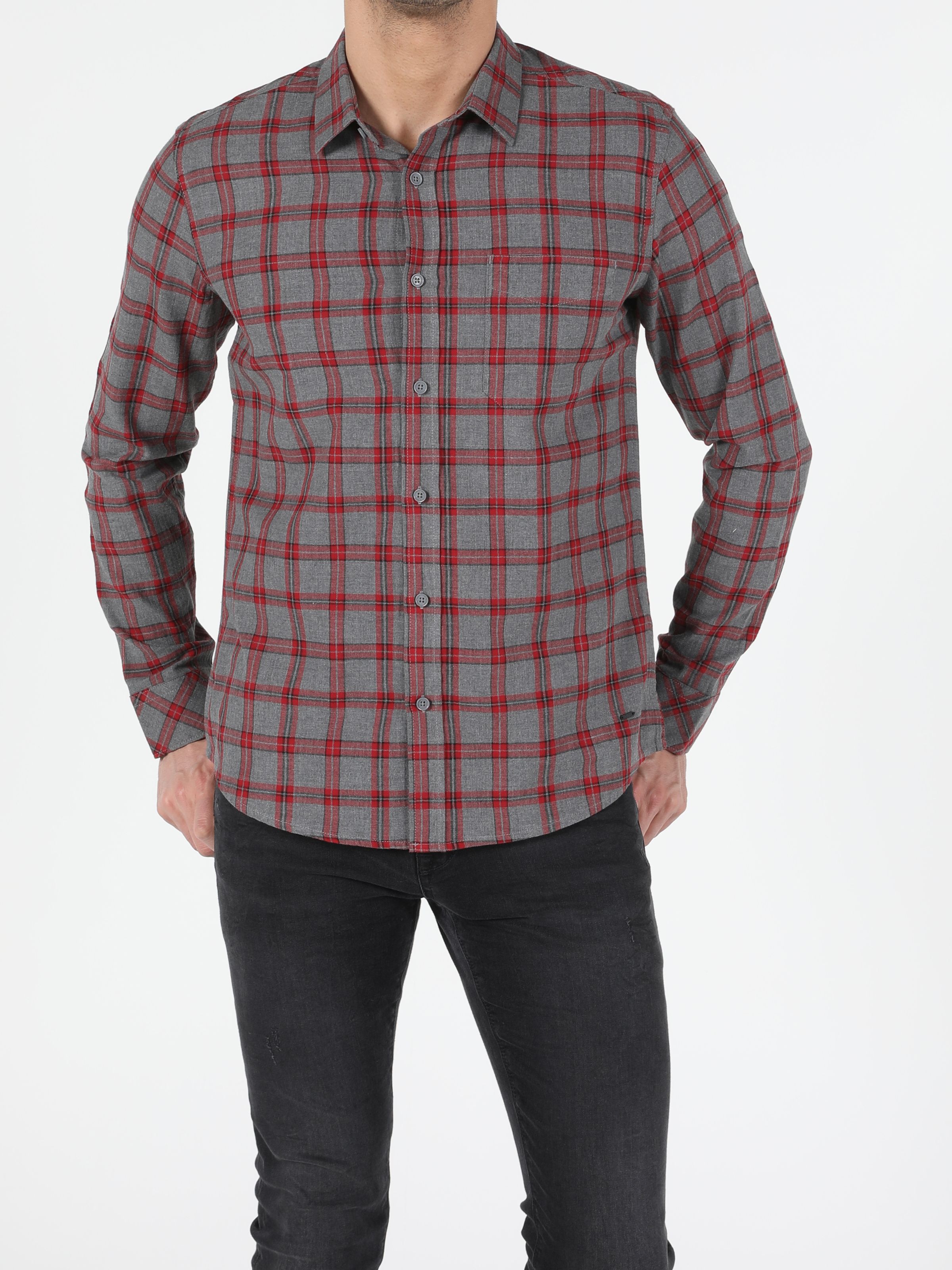 

Рубашка Colin's CL1052917GRA M Gray