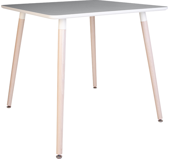

Обеденный стол Новый Стиль MODERN ordf WOOD ANTR (19) 700х700 WHITE/БУК ЛАК 1.018