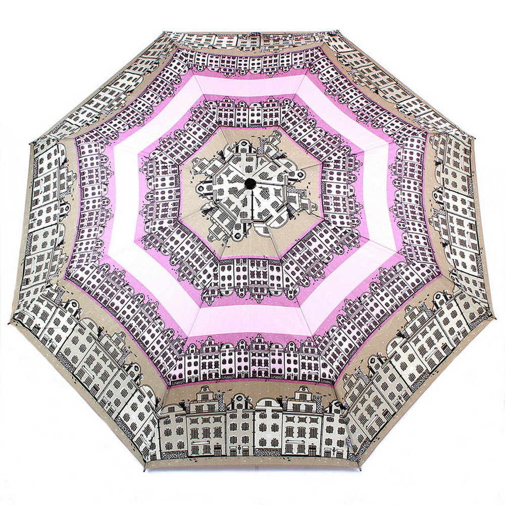 

Зонт женский автомат с деревянной ручкой Airton 8 спиц анти-ветер (ТсZ3935-4120)