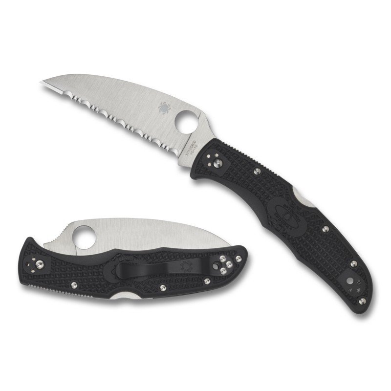 

Ніж складний Spyderco Endura Wharncliffe, серрейтор (C10FSWCBK)