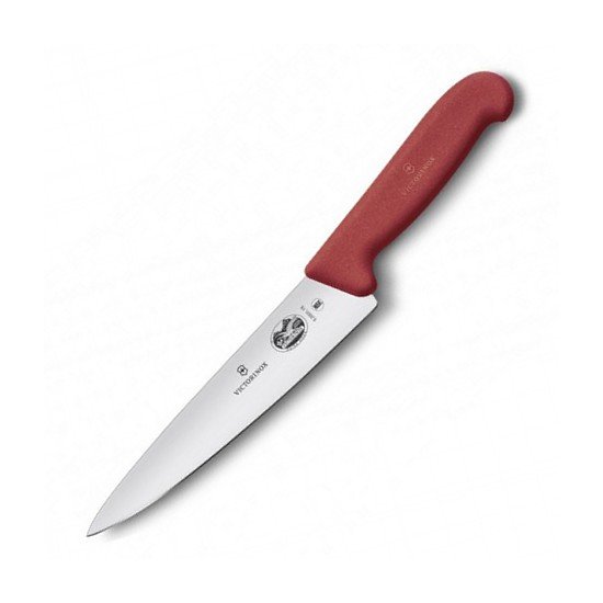

Ніж кухонний Victorinox Fibrox Carving обробний 15 см червоний (Vx52001.15)