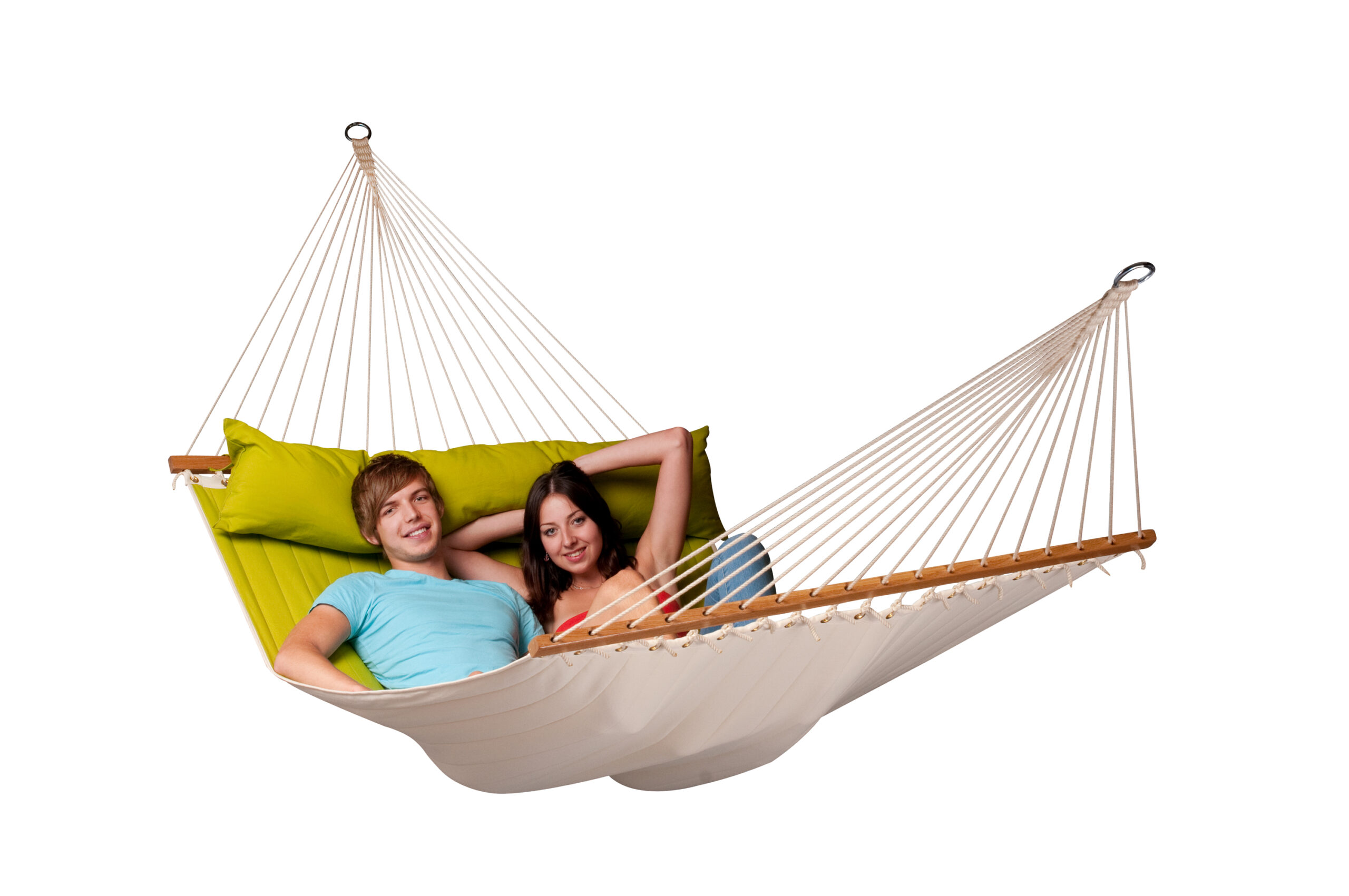 

Гамак сімейний з рейками La Siesta Alabama NQR14-41 avocado