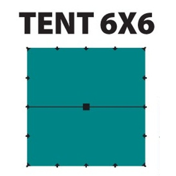 

Тент Tramp 6x6, TRT-103.04