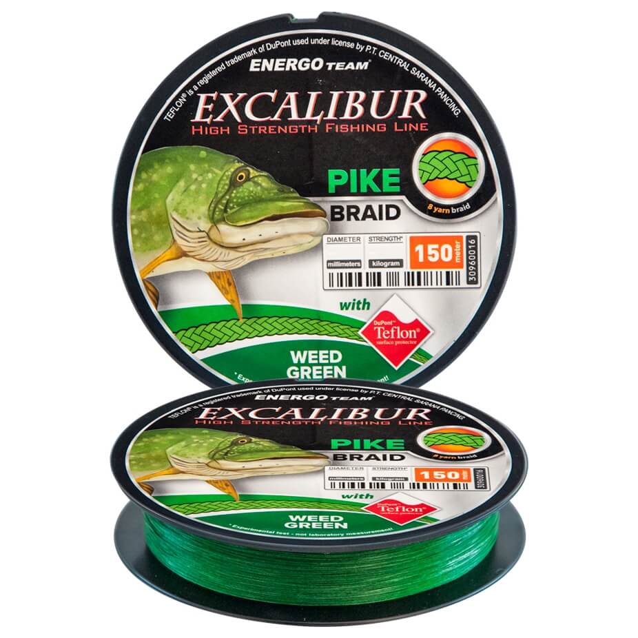

Шнур EnergoTeam Excalibur Pike X8 Braid 0,25mm 18,18kg 150m (30960025)