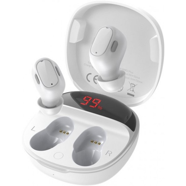 

Навушники безпровідні Baseus Encok True Wireless Earphones WM01 Plus White NGWM01P-02
