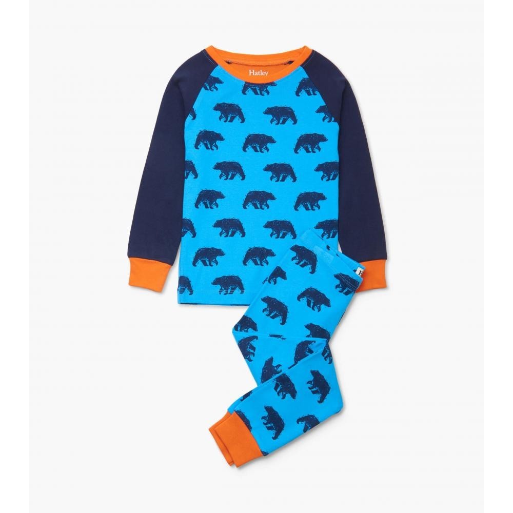 

Піжама Hatley Blue Bears 10A блакитний 140см