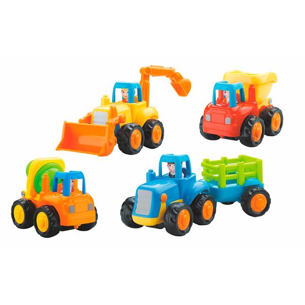 

Набор игрушечных машинок Hola Toys Фермерская техника, 4 шт. (326)
