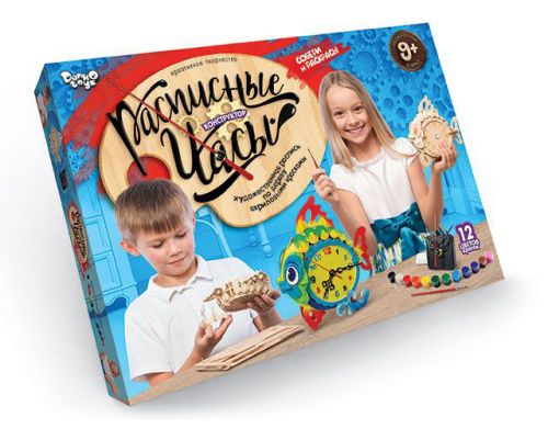 

Расписные часы-конструктор "Рыбка"