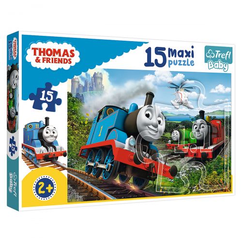 

Пазлы MAXI "Паровозик Томас", 15 дет