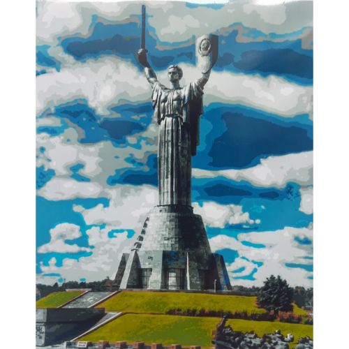 

Картина по номерам "Родина Мать"