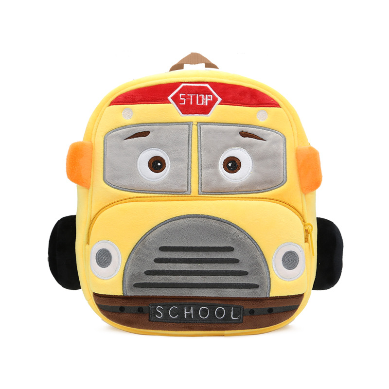 

Рюкзак велюровый Yellow car Berni Kids Желтый (52907)