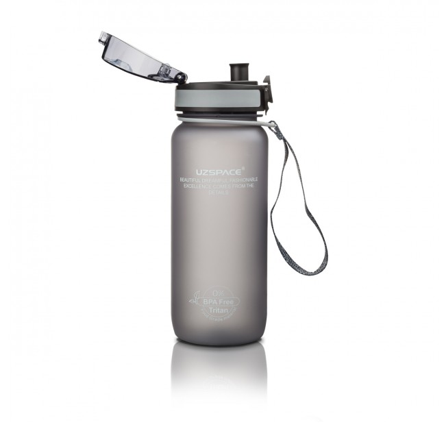 

Бутылка для воды Uzspace Colorful Frosted-Tritan 650мл 3037 Grey