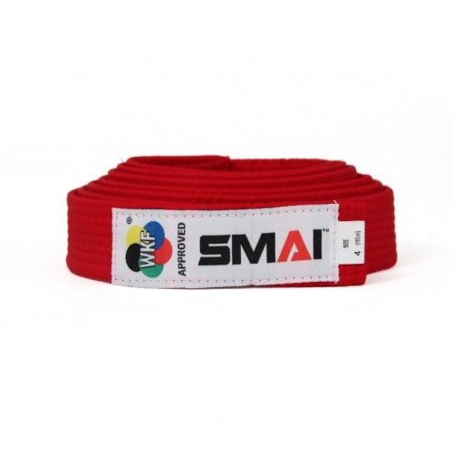 

Пояс для кимоно SMAI Deluxe WKF Approved Red р. 300