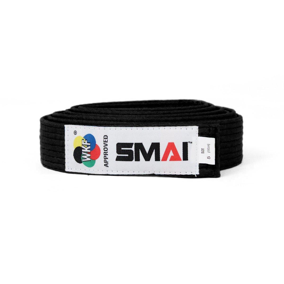 

Пояс для кимоно SMAI Deluxe WKF Approved Black р. 260