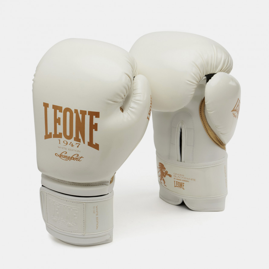 

Боксерские перчатки Leone Mono White 10 ун.
