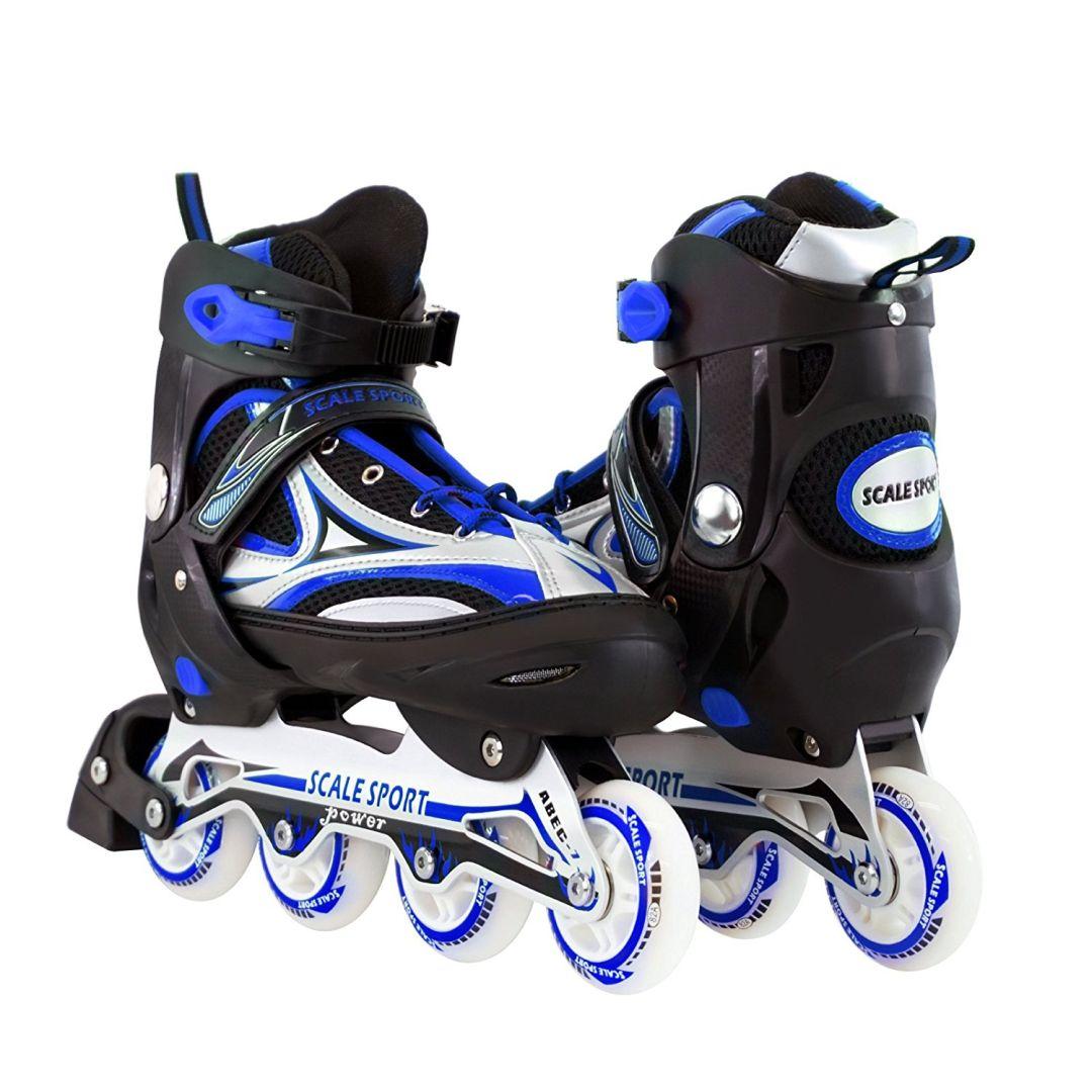 

Роликовые Коньки Детские Раздвижные Scale Sports Blue 41-44 (SD 173669305)