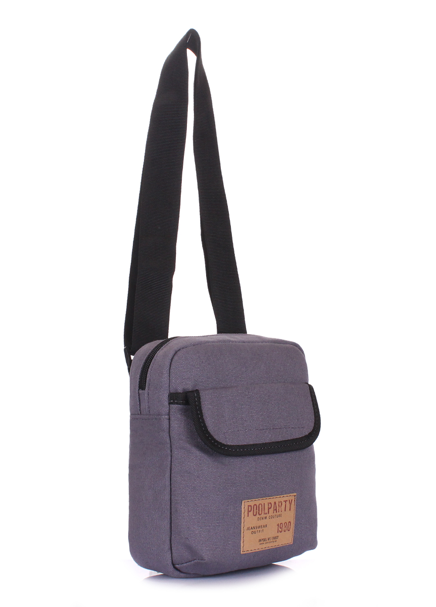 

Сумка мужская Poolparty Extreme Grey (P-1620)
