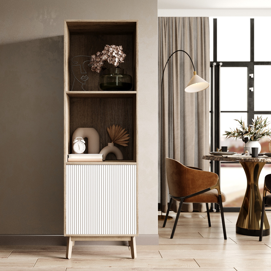 

Стеллаж Fenster Бокко 2 Аликанте/Белый
