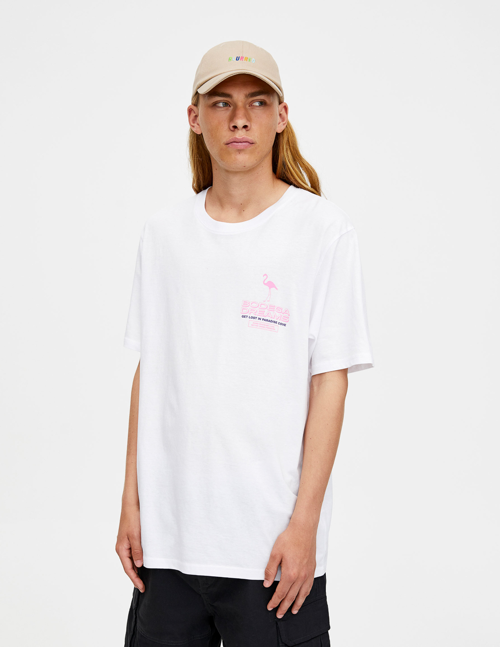 

Футболка PULL & BEAR М0111559 (9230/515/251) цвет белый S