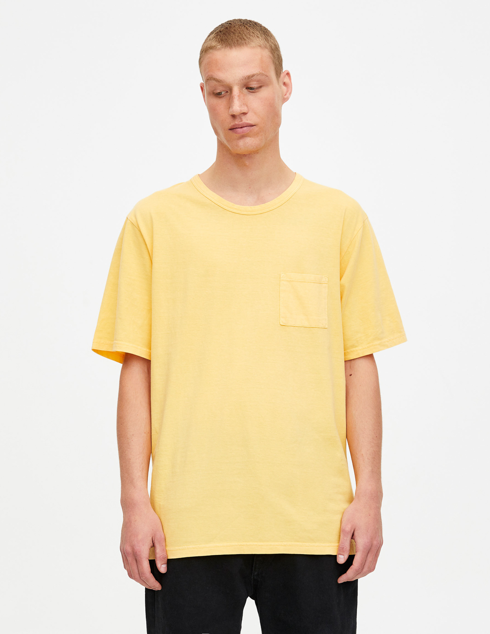 

Футболка PULL & BEAR М0111743 (5244/560/300) цвет желтый S