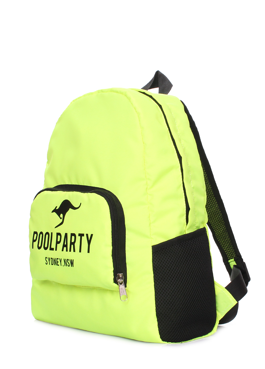 

Рюкзак складной Poolparty Transformer Neon (P-1457)