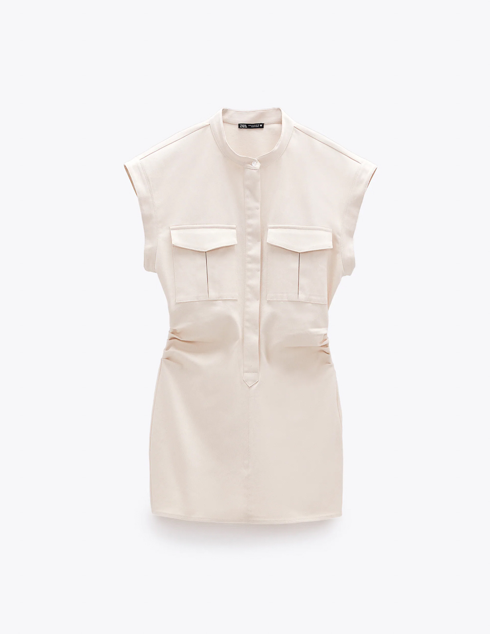 

Платье Zara Ж1069206 (0003/301/052) цвет бежевый XS