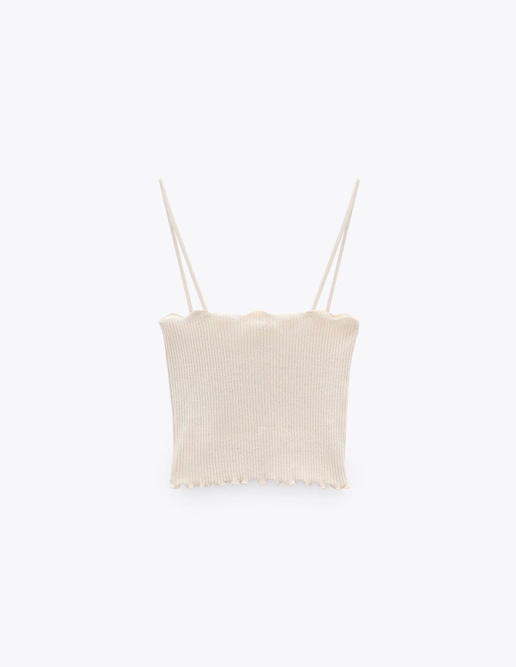 

Топ Zara Ж1069262 (7901/417/712) цвет бежевый L