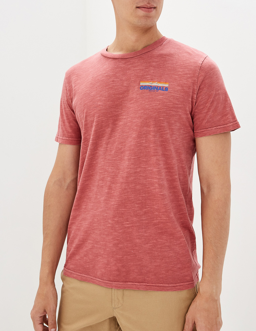 

Футболка JACK&JONES М0111943 цвет розовый XL