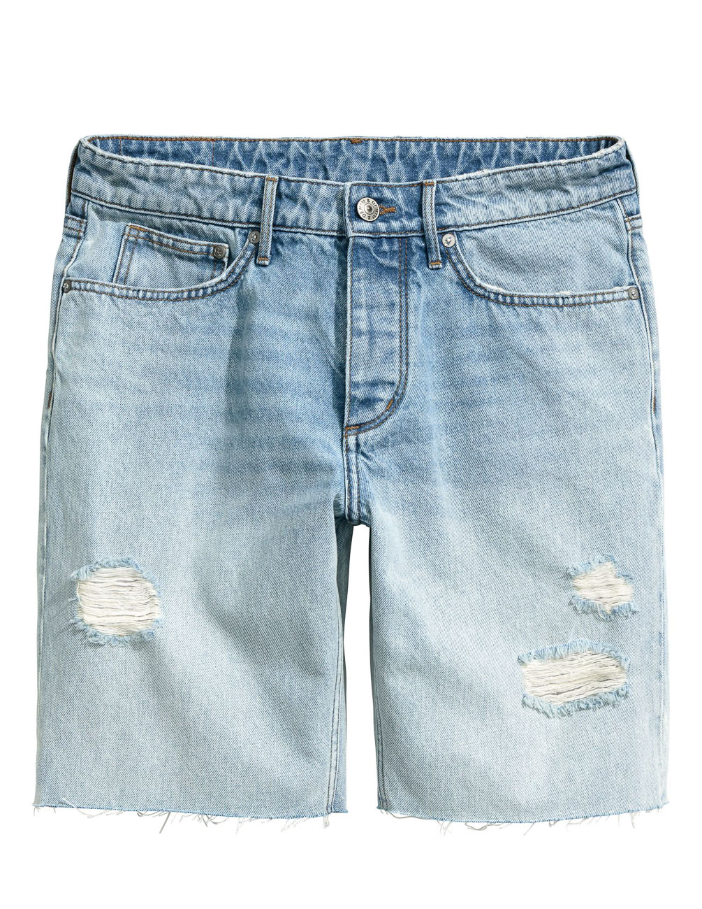 

Шорты H&M М0112097 цвет голубой 34
