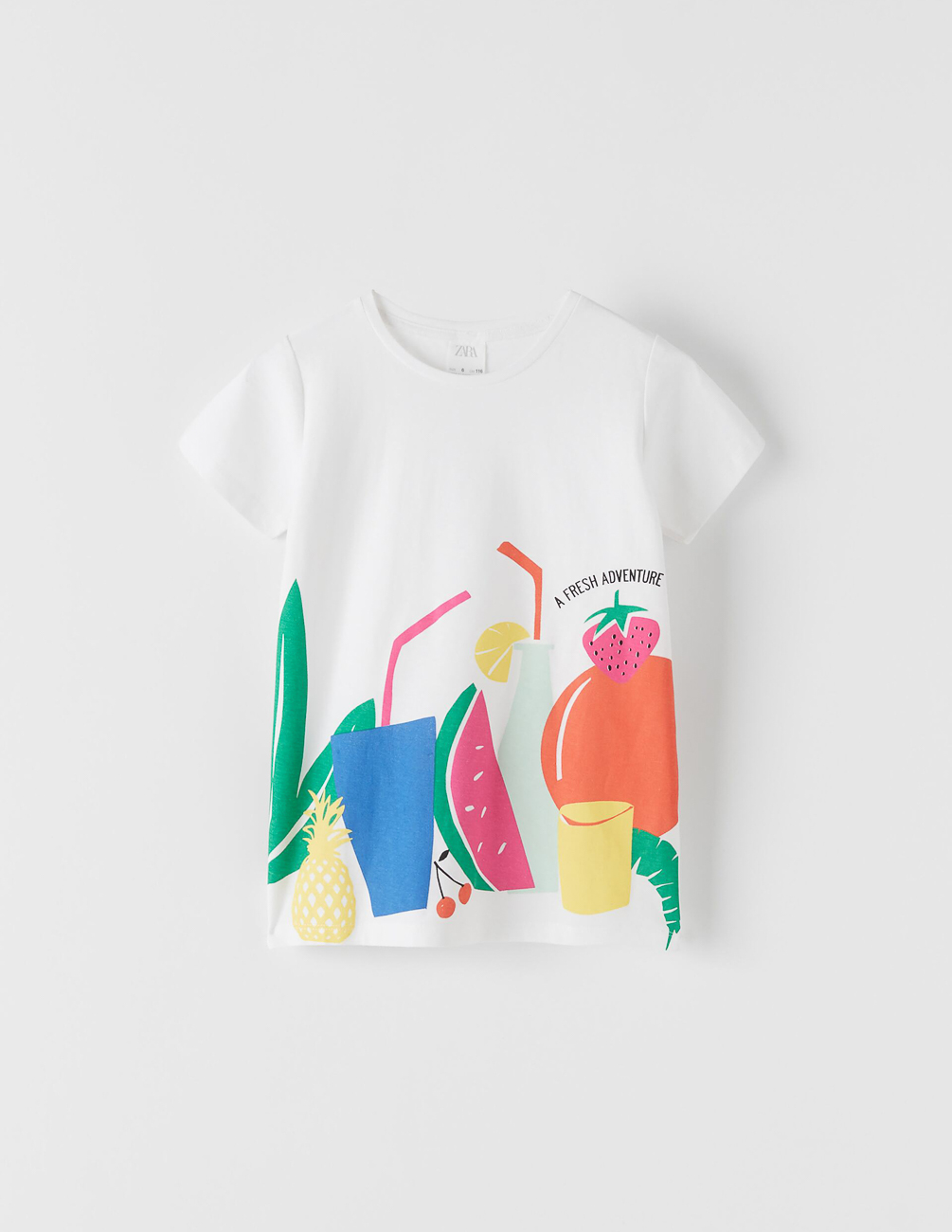 

Футболка Zara ДД005107 (5048/148/002) цвет белый 164